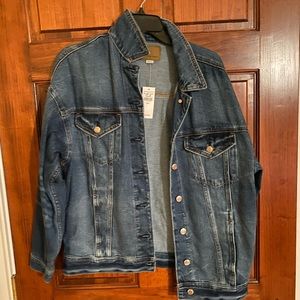 Oversized denim jacket! Denim washed